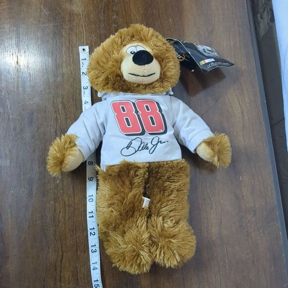 Nascar Teddy Plush with hoodie #88 dale jr - Picture 8 of 8